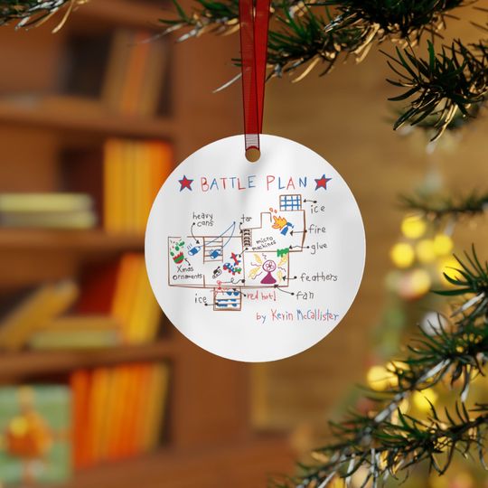Discover Home Alone Battle Plan Metal Ornaments