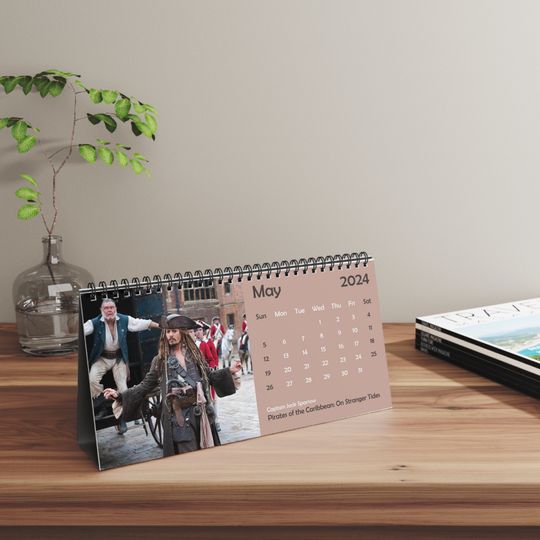 Discover 2024 Johnny Depp Desk Calendar | 2024 Desk Calendar