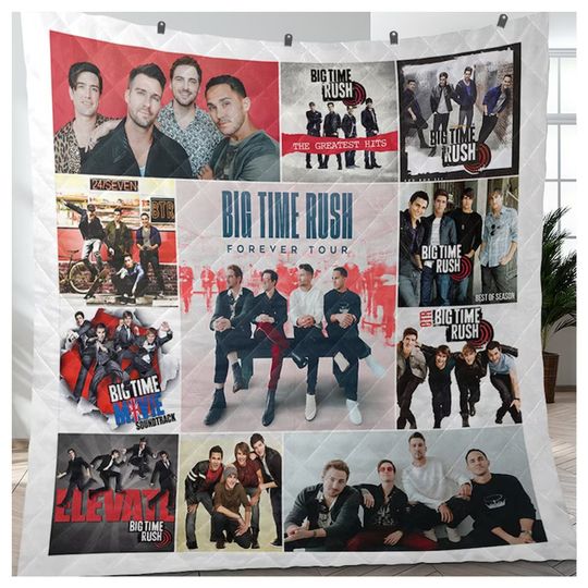 Discover Big Time Rush Band PREMIUM Fleece Blanket