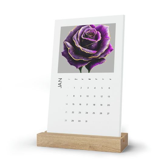 Discover Vertical Desk Calendar (2024)