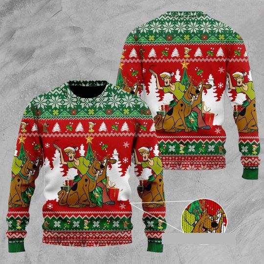 Discover Scooby Doo Christmas Ugly Sweater
