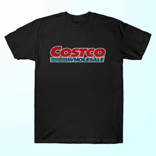 Discover Costco Wholesale 1997 Black Tee Shirt