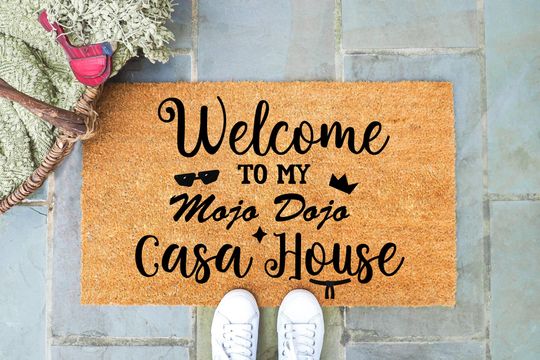 Discover Welcome to The Mojo Dojo Casa House Doormat, Barbie Doormat