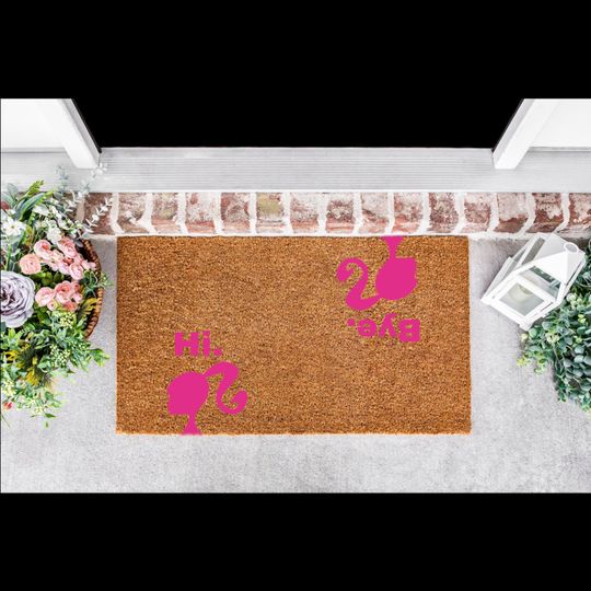 Discover Hi Bye Barbie Doormat