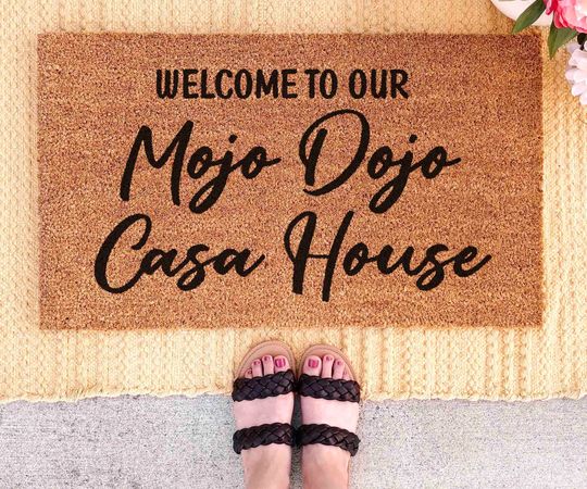 Discover Welcome to The Mojo Dojo Casa House Doormat, Barbie Doormat