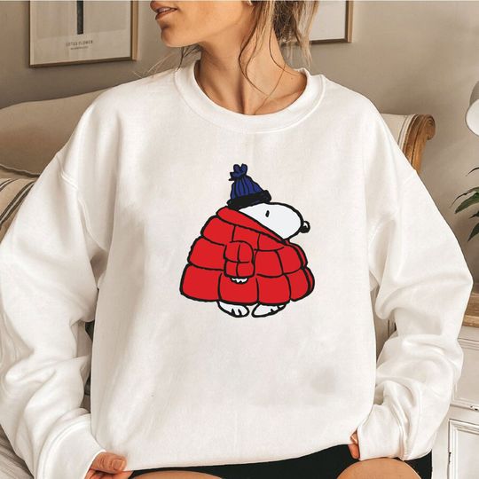 Discover Snoopy Puffy Coat Air Freshener Shirt