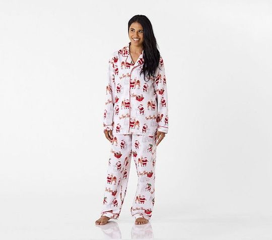 Discover Christmas Santa Claus Pajama Set