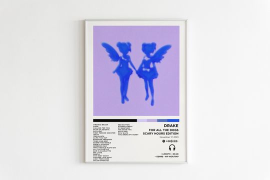 Discover Drake - For All The Dogs Scary Hours Edition Album Poster