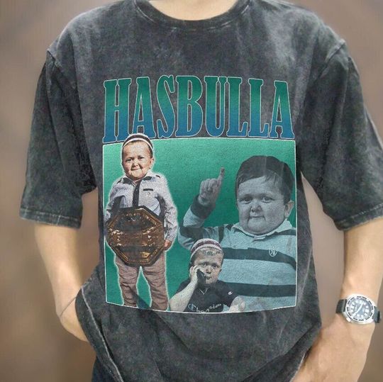 Discover Vintage Wash King Hasbulla T-shirt, King Hasbulla
