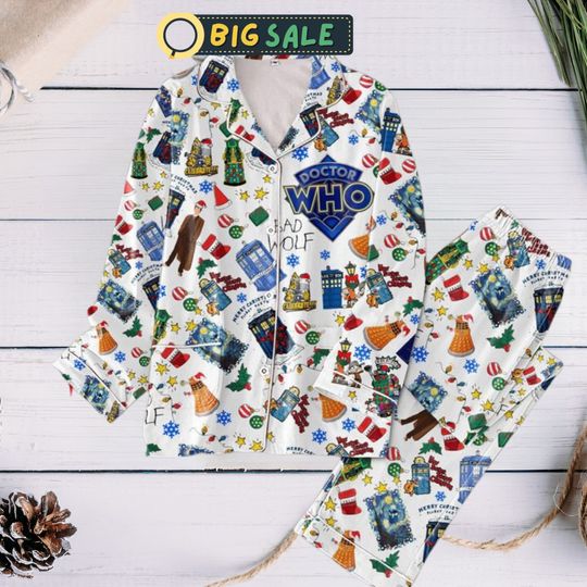 Discover Christmas Doctor Who Pajamas Set