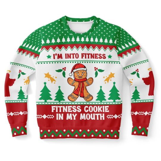 Discover Ugly Christmas Sweater, Fitness Cookie into My Mouth