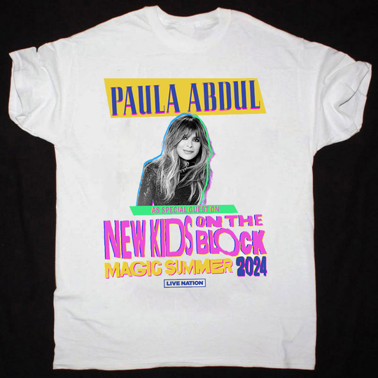 Discover Paula Abdul NK on The Block THE MAGIC SUMMER 2024 TOUr  Shirt