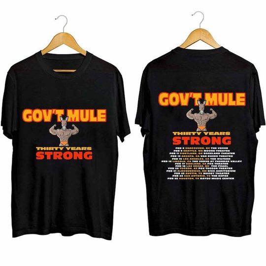 Discover Gov't Mule 2024 Tour Shirt Collection
