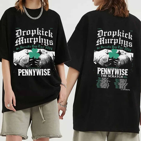 Discover Dropkick Murphys St. Patrick's Day Tour 2024 Shirt
