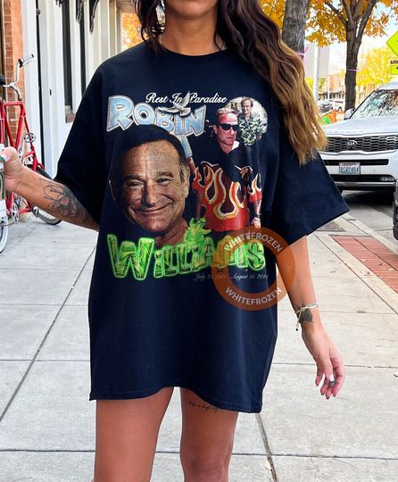 Discover Rip Robin Williams Vintage Inspired Shirt