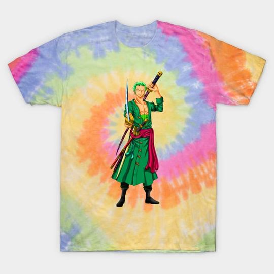 Discover Roronoa Zoro One Piece Tie Dye T-Shirt