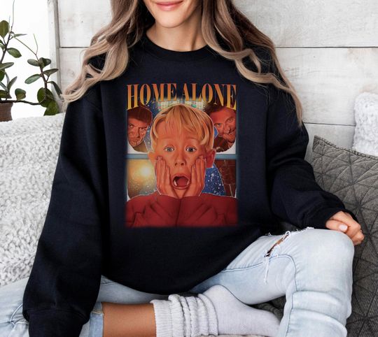 Discover All The Home Alone Sweatshirt, Christmas Movie, Funny Christmas Shirt, Home Alone Fan