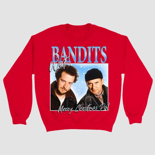 Discover Wet Bandits Home Alone Christmas Sweatshirt, Christmas Movie Sweatshirt