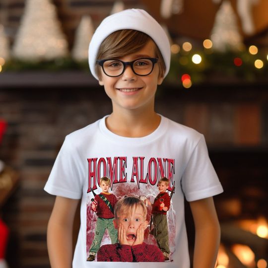 Discover Home Alone Christmas T-Shirt, Christmas Movie T-Shirt