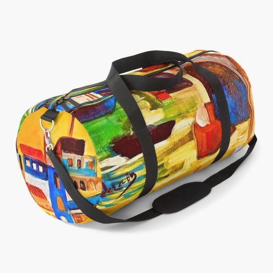 Discover London Bridge, Andre Derain, Watercolor Landscape French Art (1880-1954) Duffel Bag