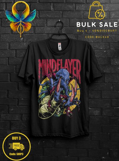 Discover Mind Flayer Baldur's Gate 3 Fan Tshirt For Gamer,Laezel Appareal