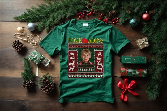 Discover Home Alone Christmas T-Shirt, Christmas Movie T-Shirt