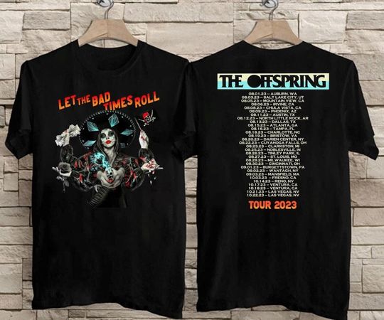 Discover The Offspring Tour 2023 T-Shirt, The Offspring Sum 41 Summer Plan Tour Shirt