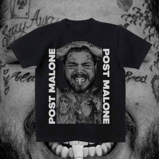 Discover Post Malone II Vintage Style Bootleg Graphic Tee