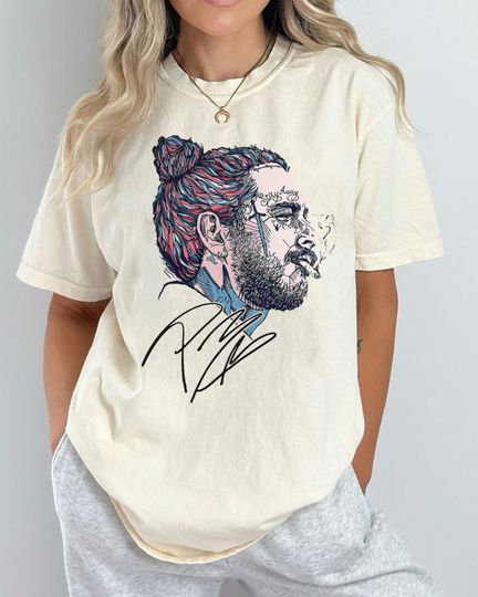 Discover Post Malone Music Shirt, Post Malone shirt, Posty Crewneck