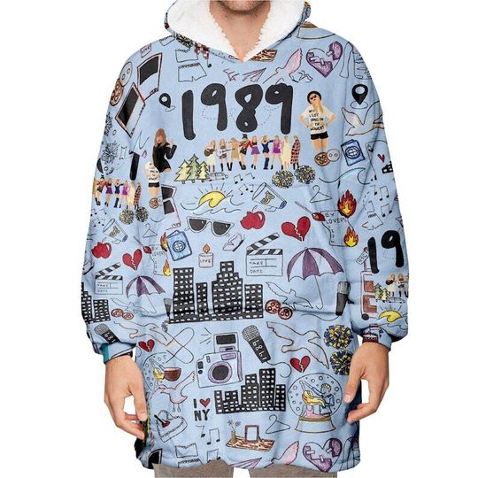 Discover Tay lor Swift Unisex Sherpa Fleece Hoodie Blanket