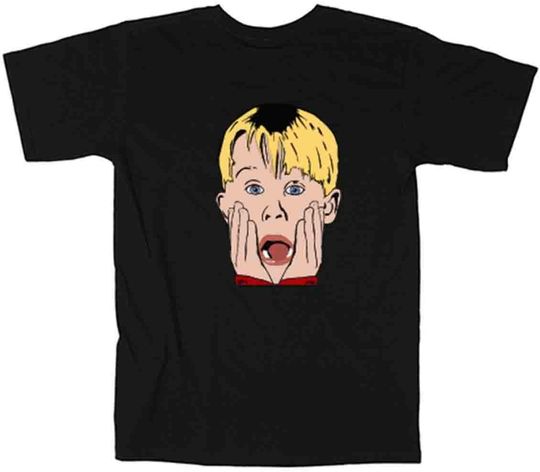 Discover Prospect Shirts Black Home Alone Face T-Shirt Adult