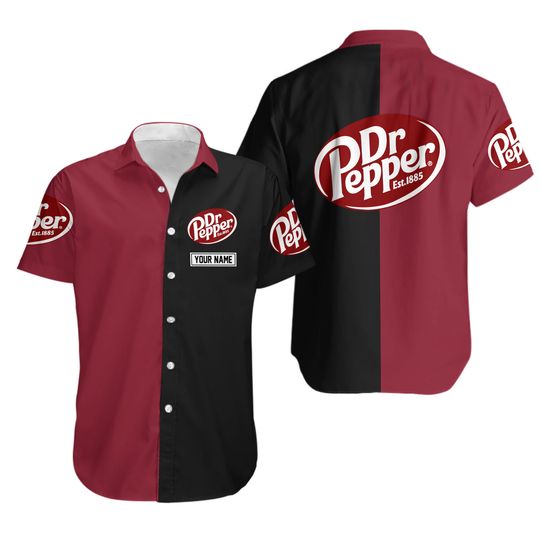 Discover Dr Pepper Button Shirt, Dr Pepper Beach Shirts