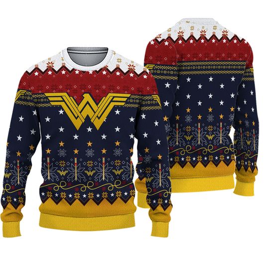 Discover Wonder Womans Ugly Christmas Ugly Sweater