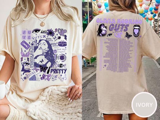 Discover Olivia Rodrigo Guts Tour 2024 Shirt