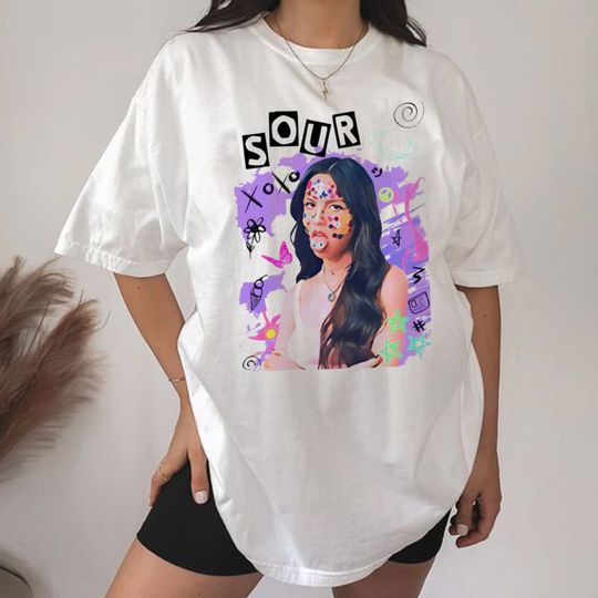 Discover Olivia Rodrigo Album Sour T-shirt, Funny Target Shirt, Olivia Rodrigo Guts Merch
