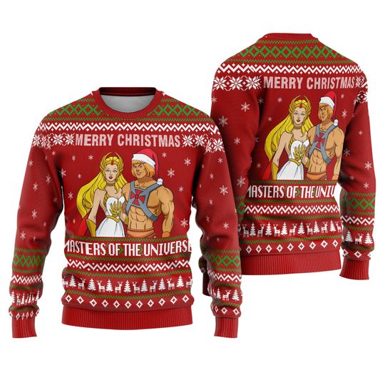Discover Masters Of the Universe He-man Ugly Sweater