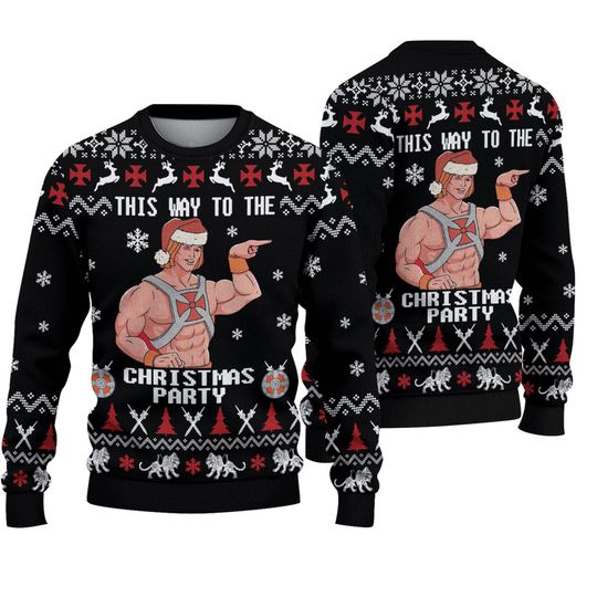 Discover He-man This Way To The Christmas Party Ugly Sweater