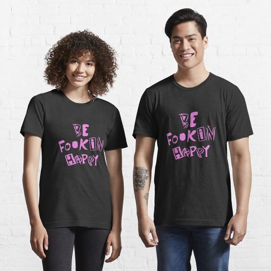 Discover YungBlud Be Fookin Happy Essential T-Shirt