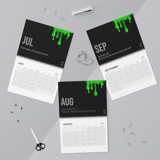 Discover 2024 Slime You Out Calendar