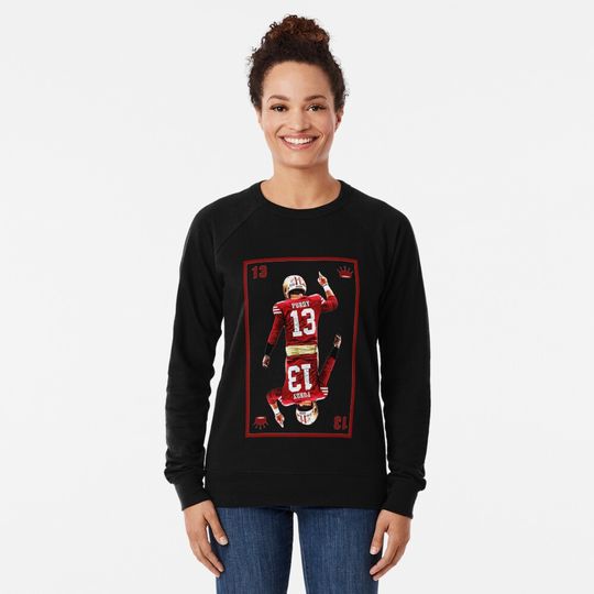 Discover Brock purdy Card Lightweight Sweatshirt, Vintage Brock Purdy Merch