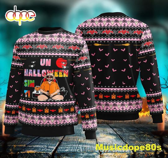 Discover Bad Bunny Ugly Christmas Sweatshirt