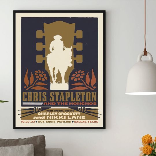 Discover Chris Stapleton Dos Equis Pavilion Dallas Poster
