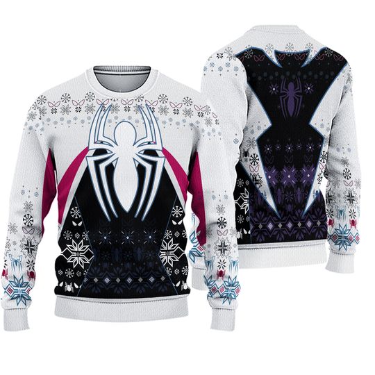 Discover Gwen Spider Ugly Sweatshirt, Spider Gwen Stacy Christmas Sweater