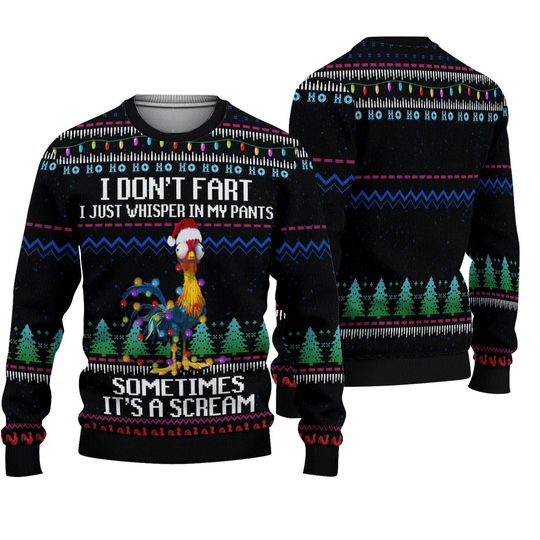 Discover Hei Hei Moanas Ugly Knitted Christmas Sweatshirt