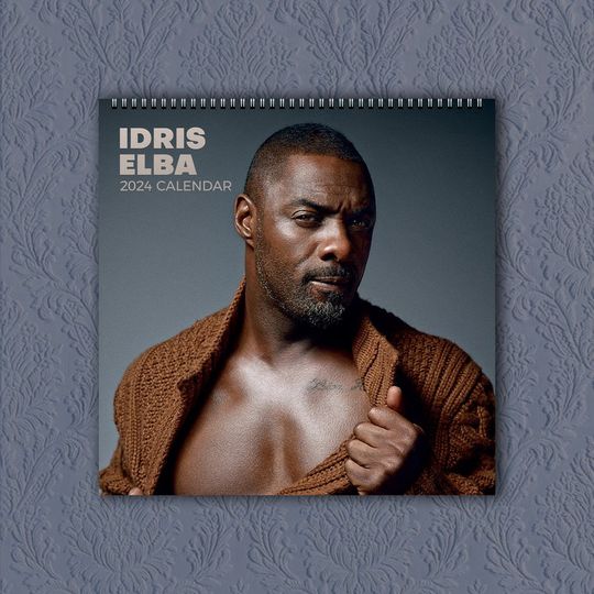 Discover Idris Elba Calendar 2024, Celebrity Calendar, Idris Elba 2024