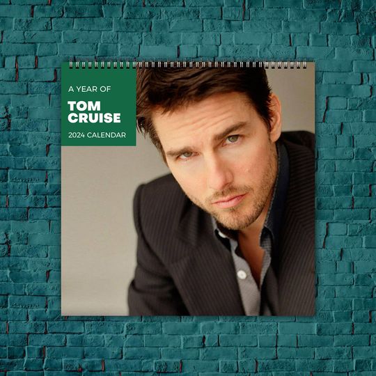 Discover Tom Cruise Calendar 2024, Celebrity Calendar, Tom Cruise 2024
