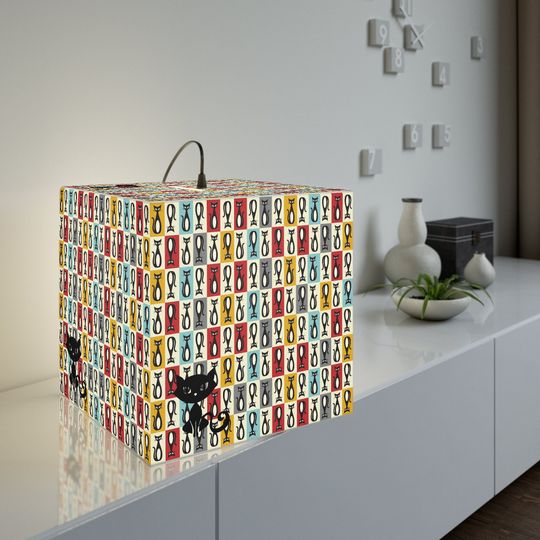Discover Mid Century Modern Light Cube Lamp