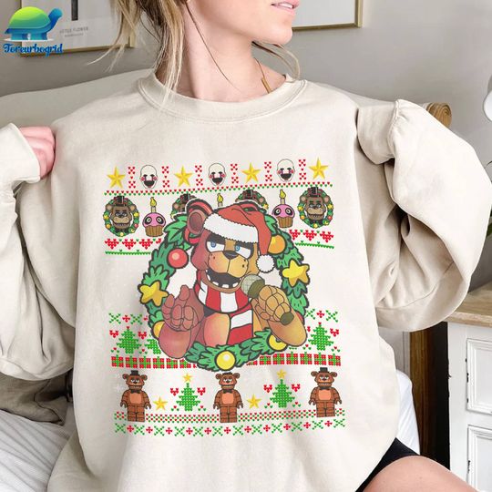 Discover FNAF Five Nights at Freddy's Christmas Ugly Sweatshirt