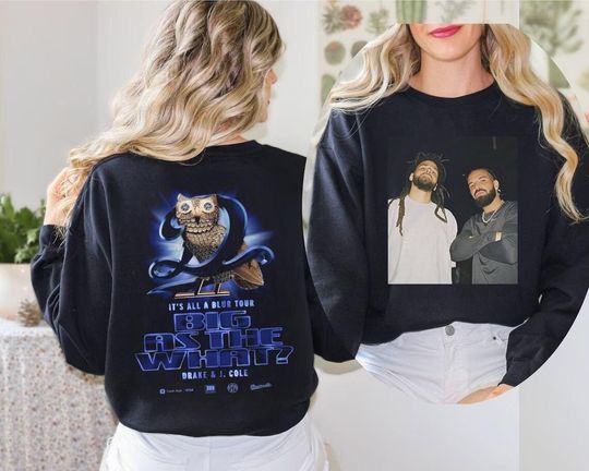 Discover Big As The What Drake And J Cole Tour Merch,Its All A Blur Tour Sweatshirt