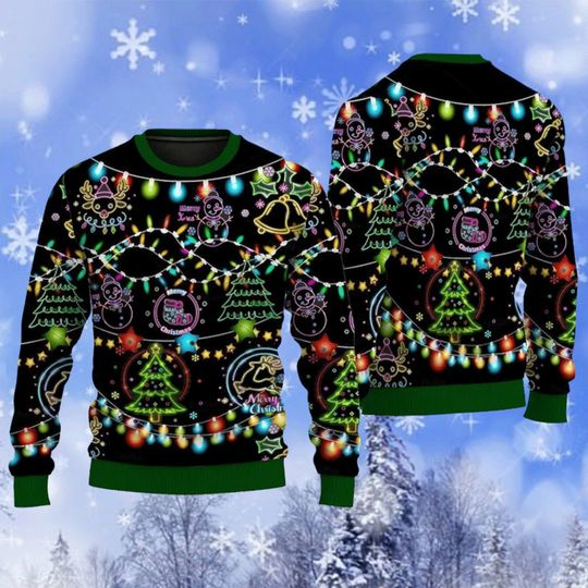 Discover Neon Bright Ugly Christmas Sweater Gift
